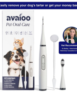 Avaioo kit Silent Sonic Plaque & Tartar Remover for dogs